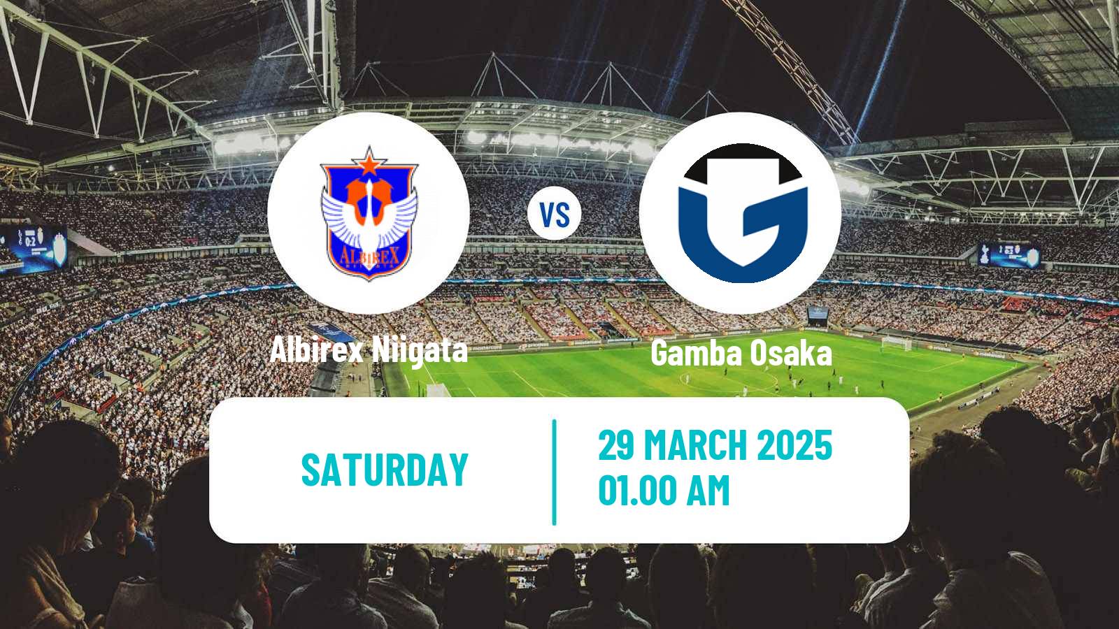 Soccer Japan J1 League Albirex Niigata - Gamba Osaka