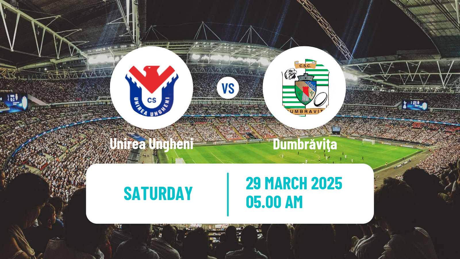 Soccer Romanian Division 2 Unirea Ungheni - Dumbrăviţa