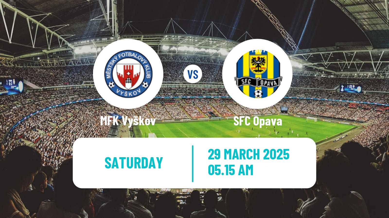 Soccer Czech Division 2 Vyškov - Opava