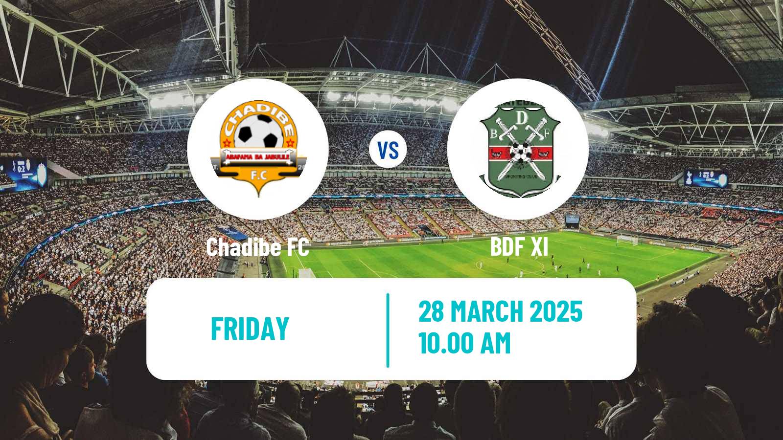 Soccer Botswana Premier League Chadibe - BDF XI