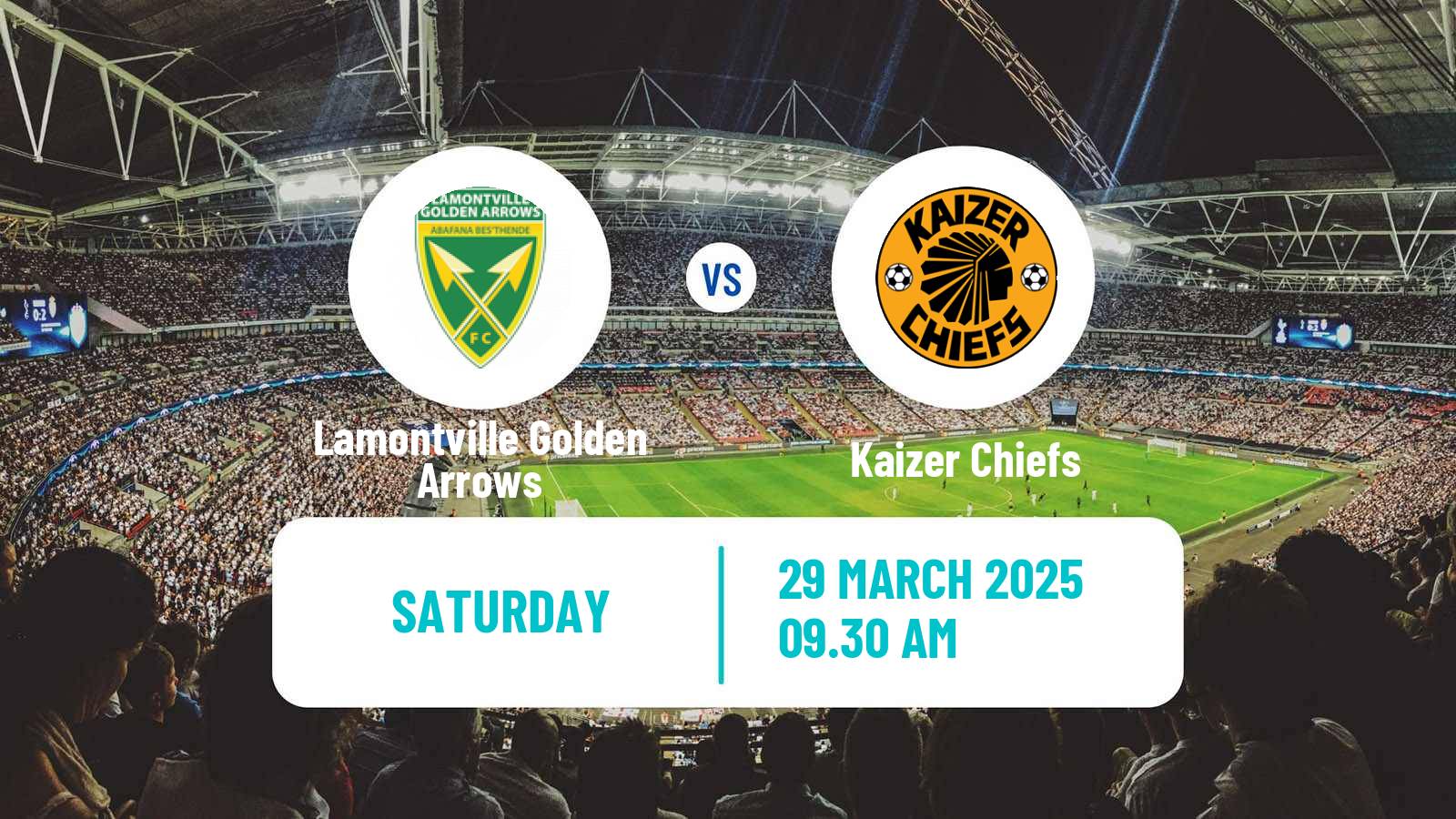 Soccer South African Premier Soccer League Lamontville Golden Arrows - Kaizer Chiefs