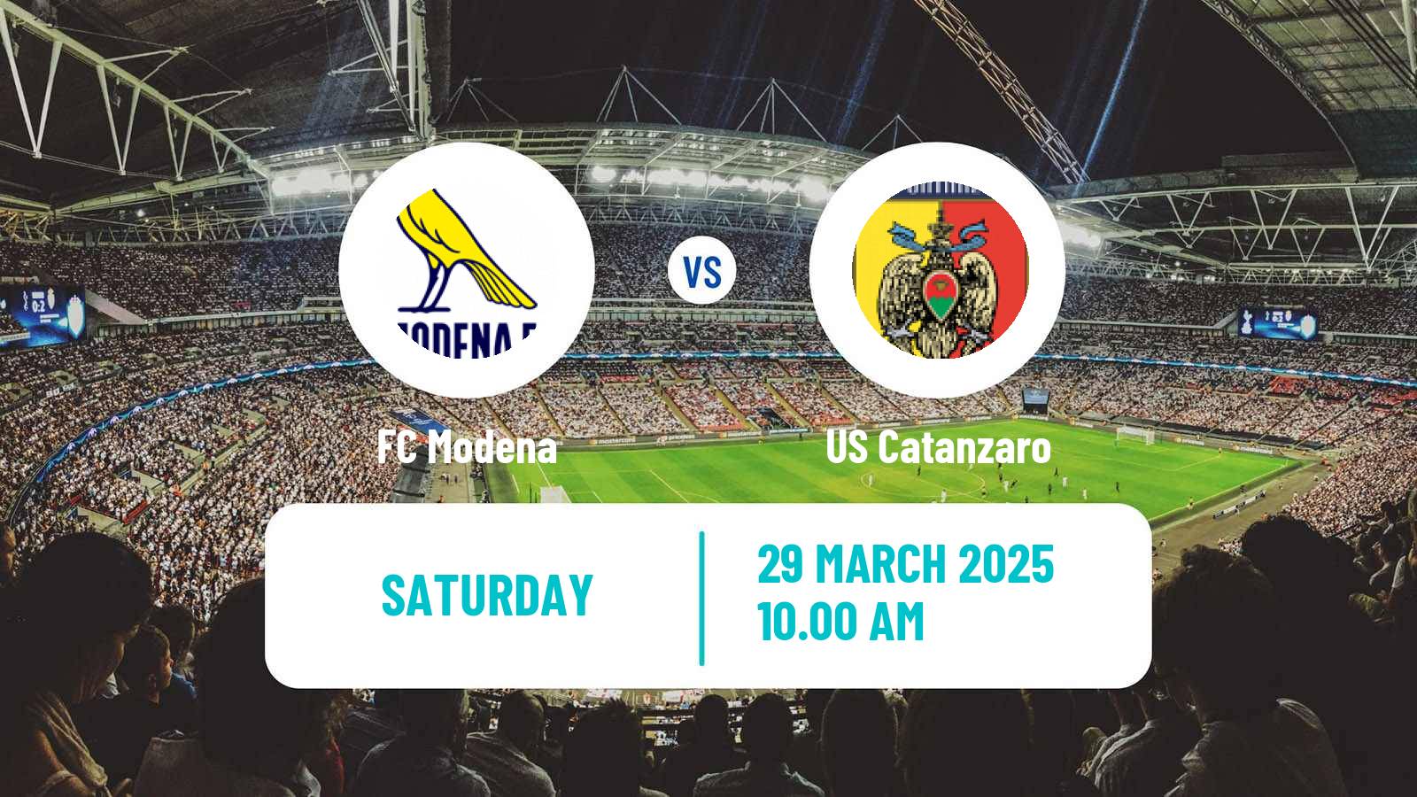 Soccer Italian Serie B Modena - Catanzaro