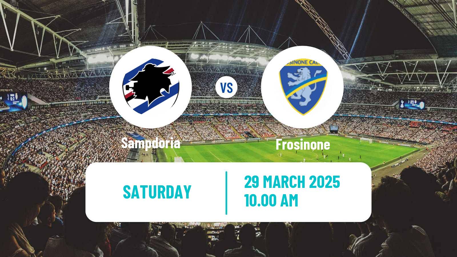 Soccer Italian Serie B Sampdoria - Frosinone