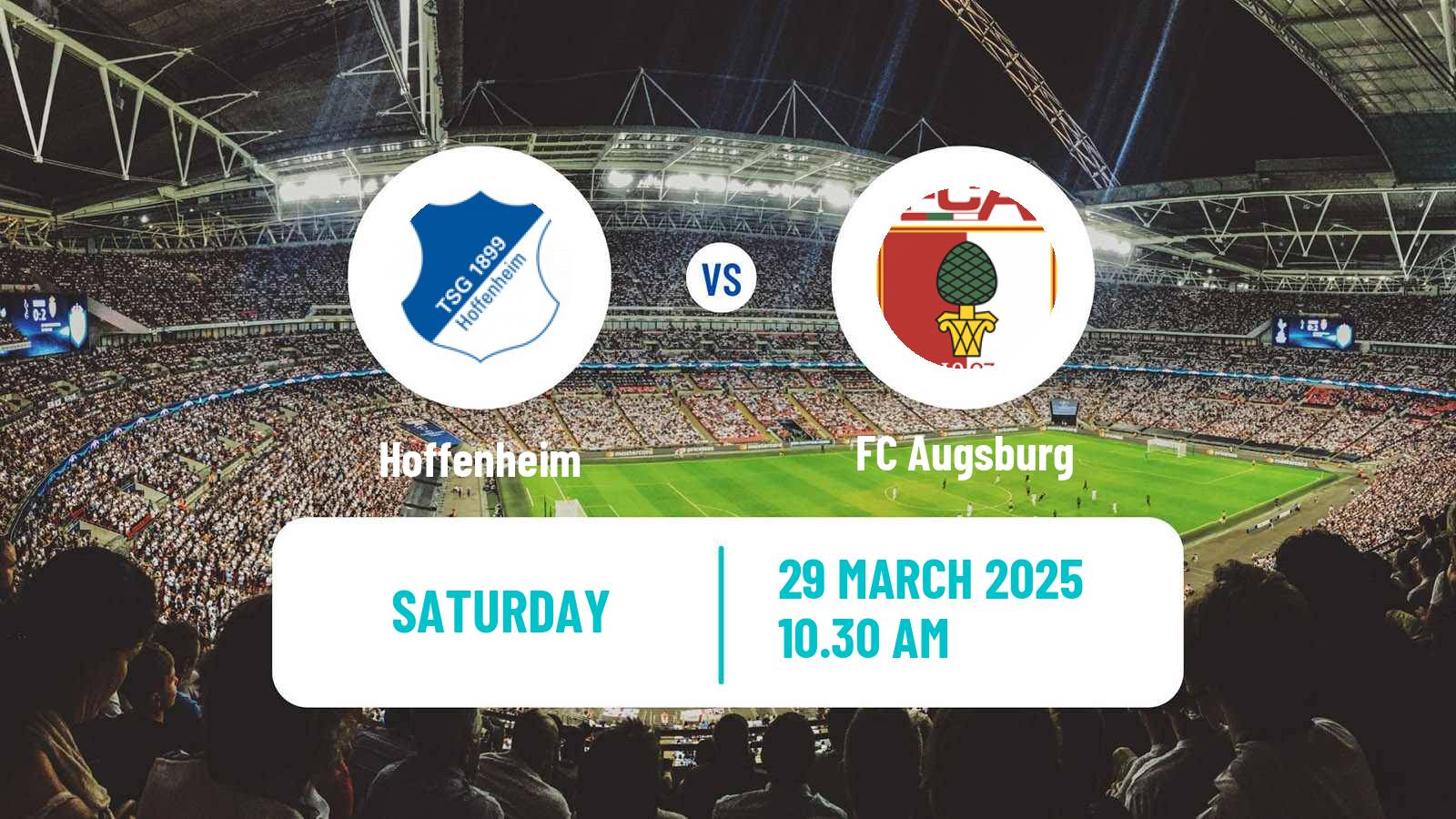Soccer German Bundesliga Hoffenheim - Augsburg