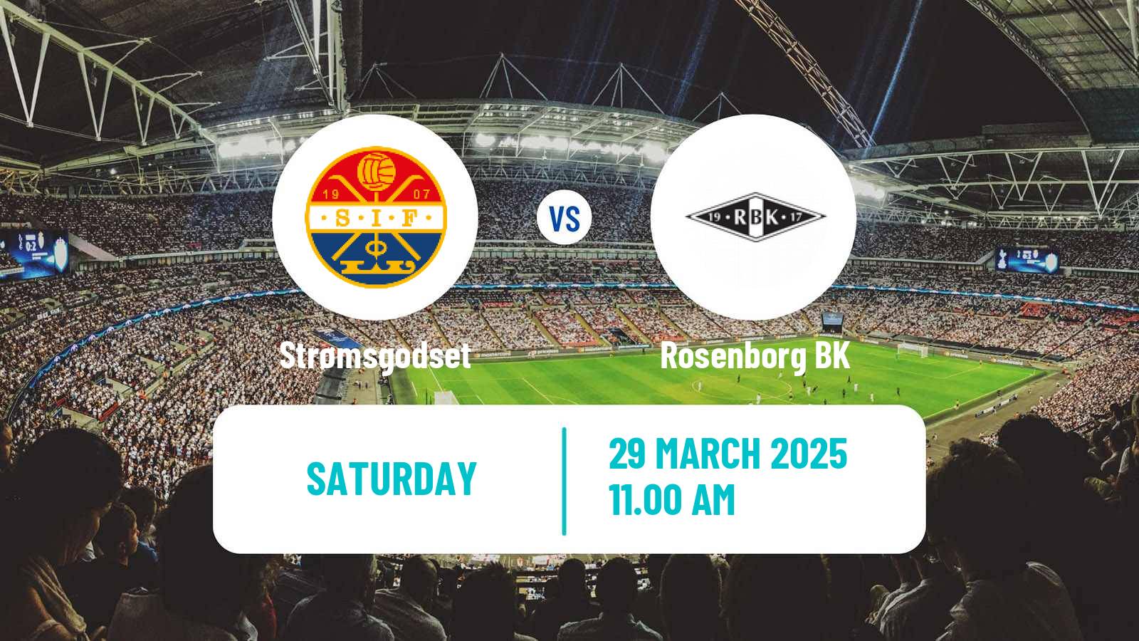 Soccer Norwegian Eliteserien Strømsgodset - Rosenborg