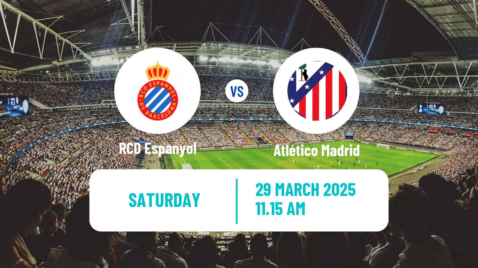 Football Spanish LaLiga Espanyol - Atlético Madrid