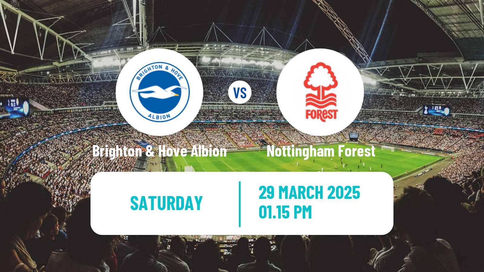 Soccer English FA Cup Brighton & Hove Albion - Nottingham Forest