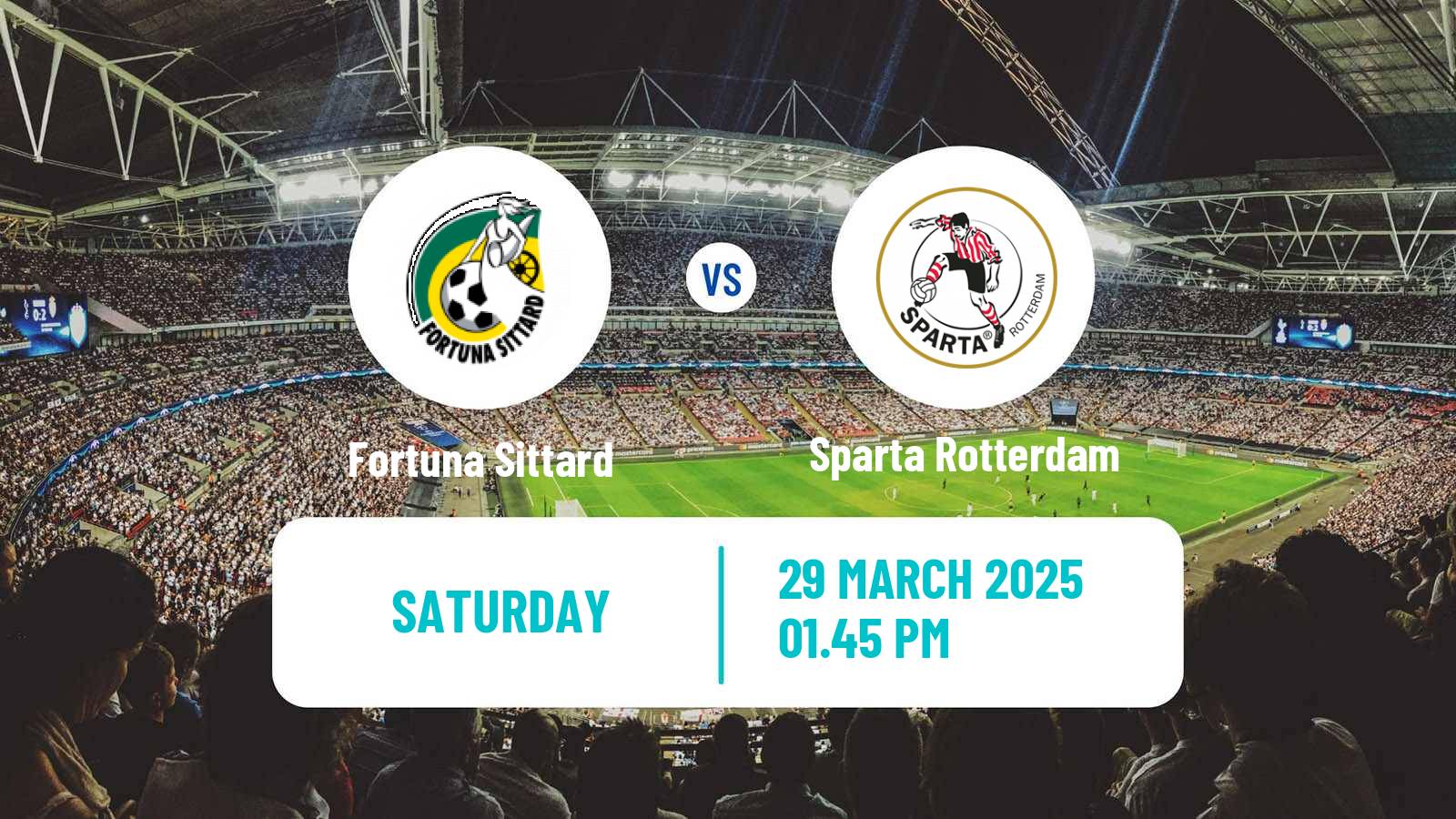Soccer Dutch Eredivisie Fortuna Sittard - Sparta Rotterdam