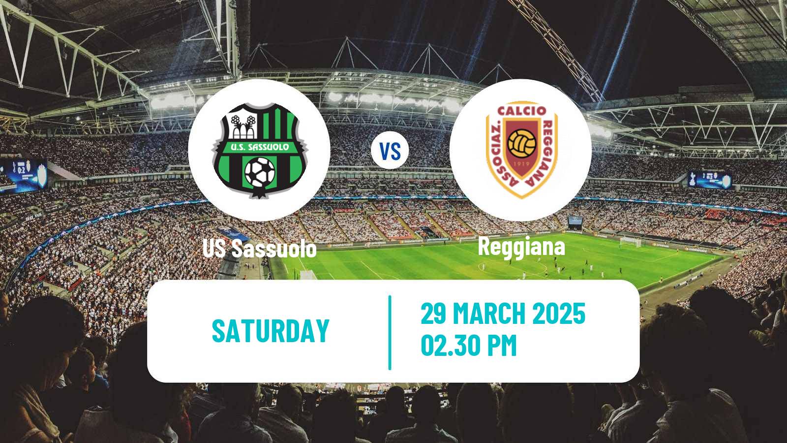 Soccer Italian Serie B Sassuolo - Reggiana