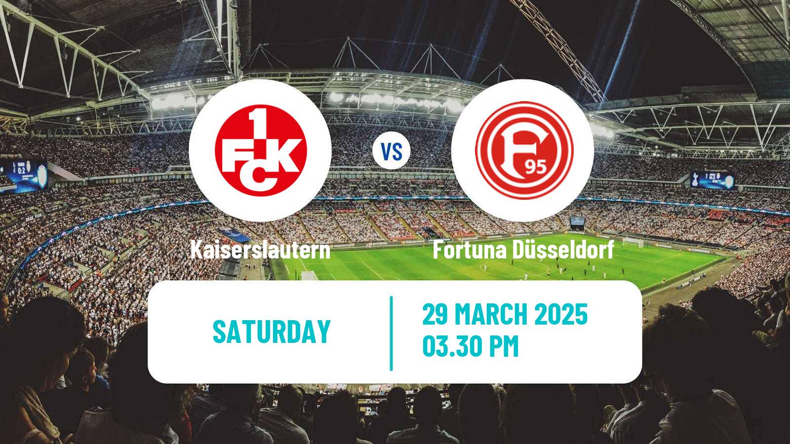 Soccer German 2 Bundesliga Kaiserslautern - Fortuna Düsseldorf