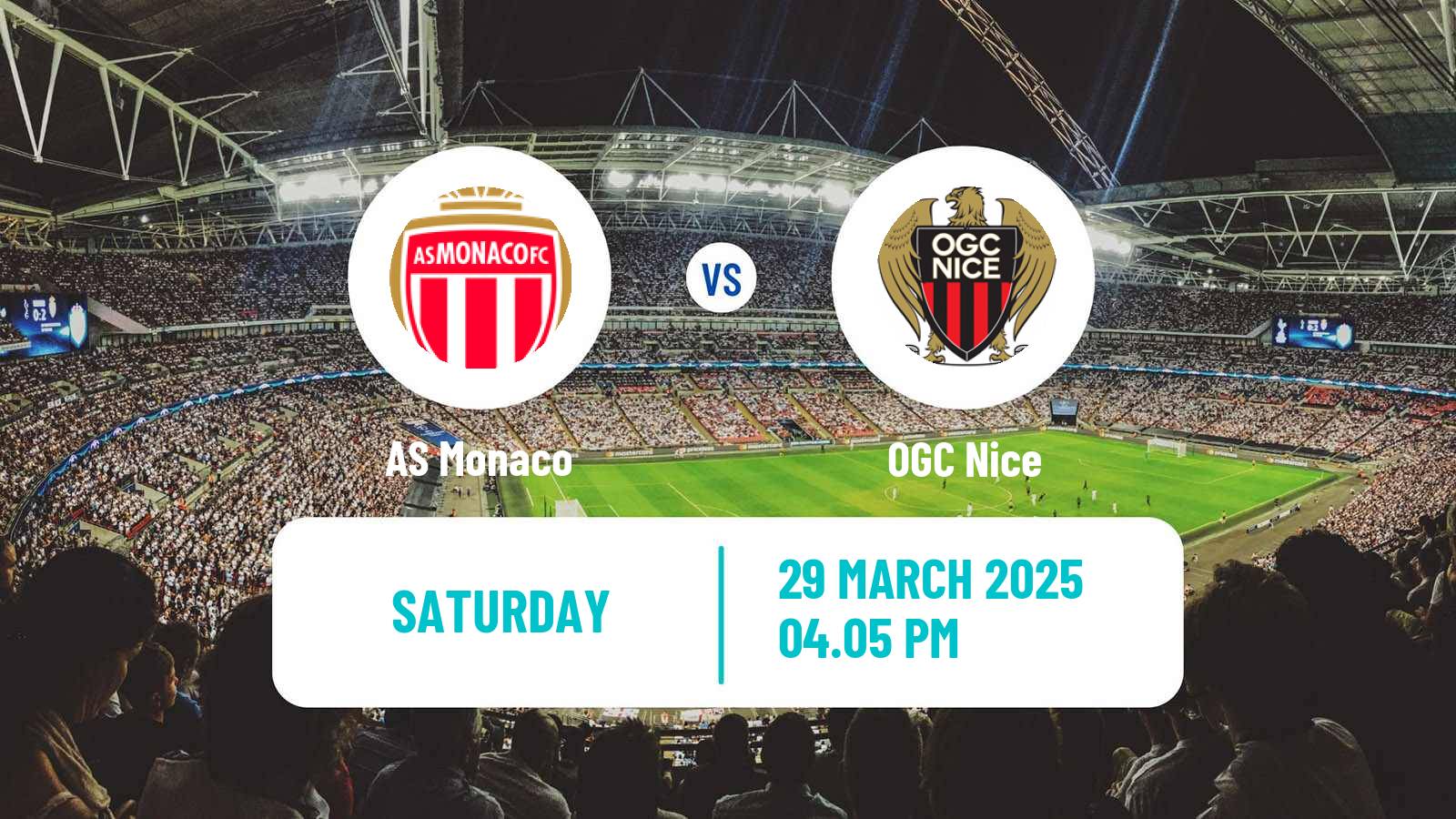 Soccer French Ligue 1 Monaco - Nice