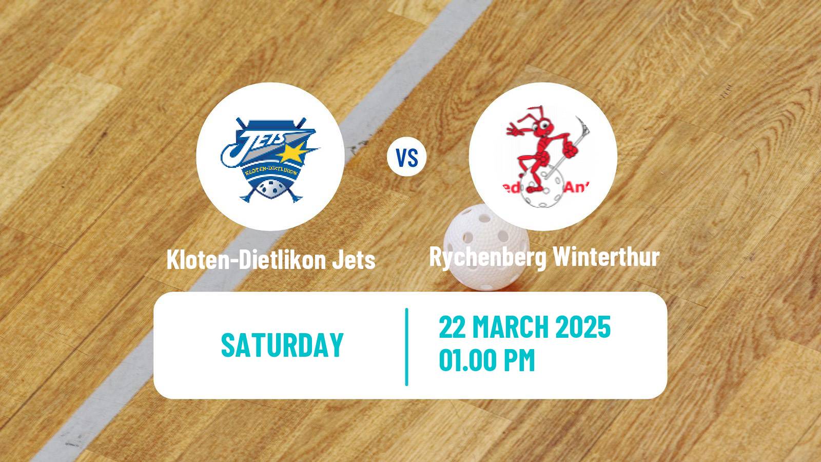 Floorball Swiss NLA Floorball Women Kloten-Dietlikon Jets - Rychenberg Winterthur