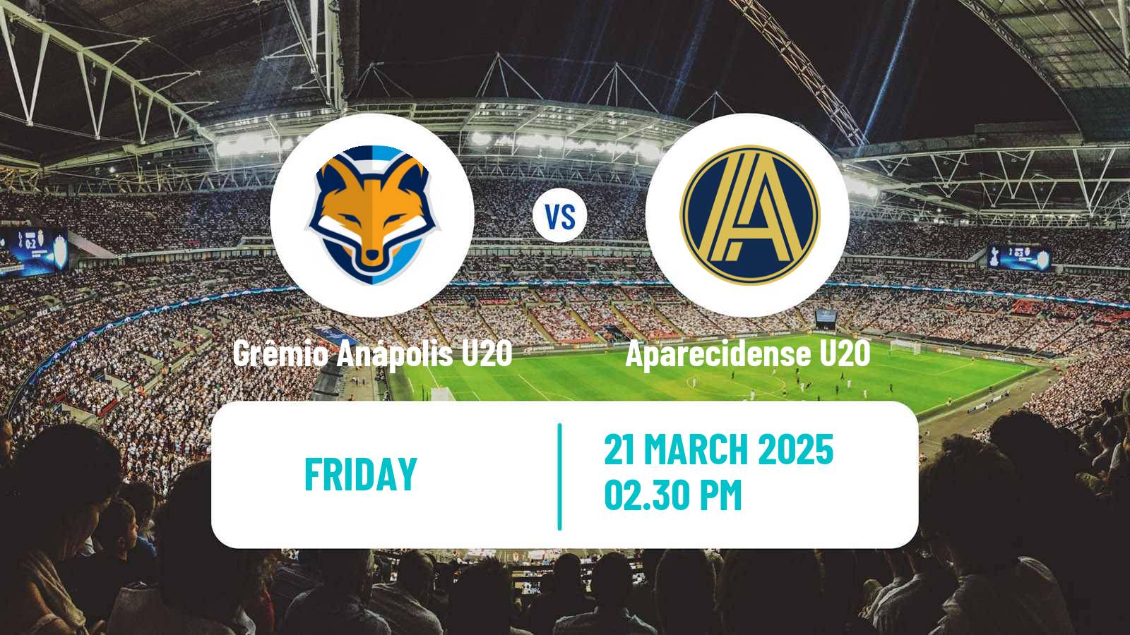 Soccer Brazilian Goiano U20 Grêmio Anápolis U20 - Aparecidense U20