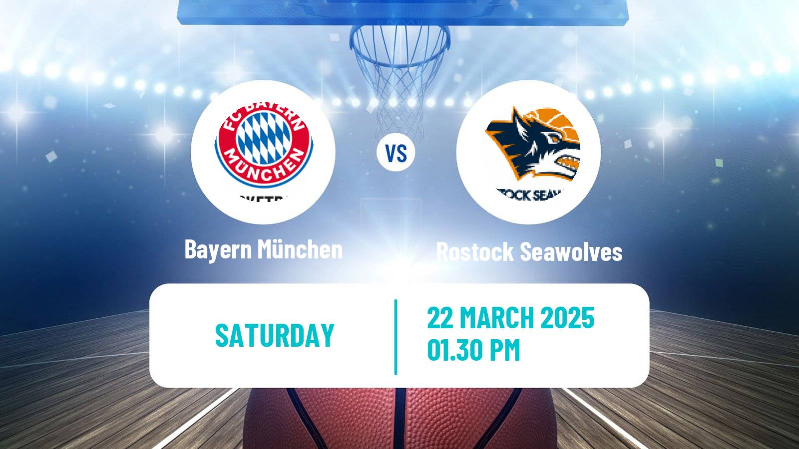 Basketball German BBL Bayern München - Rostock Seawolves
