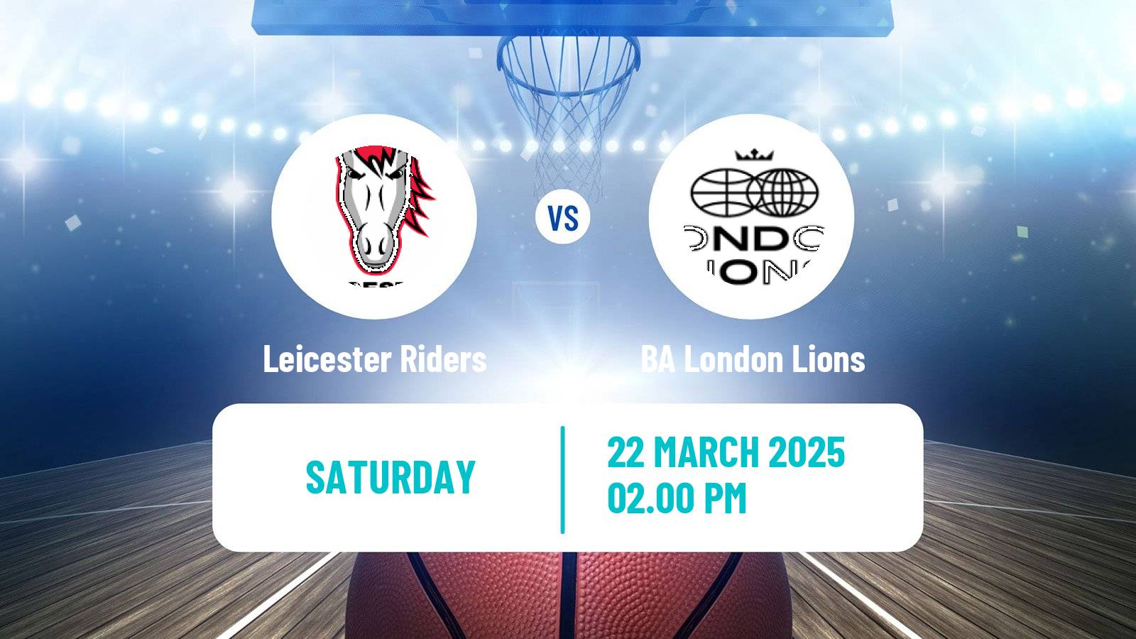 Basketball British WBBL Leicester Riders - BA London Lions