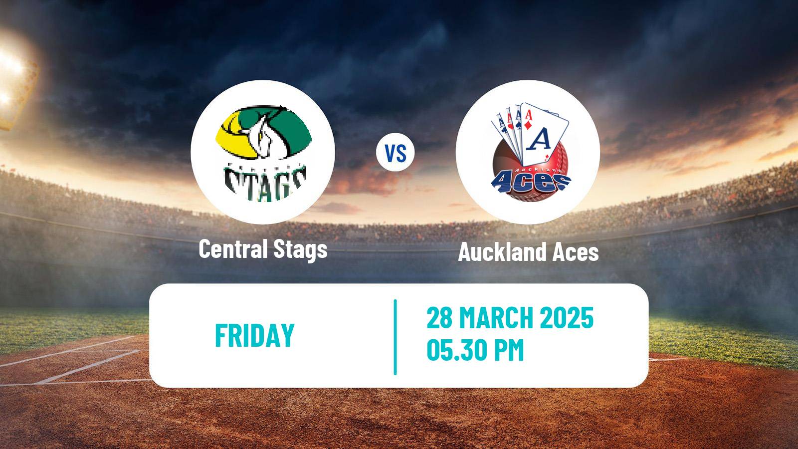 Cricket Plunket Shield Central Stags - Auckland Aces
