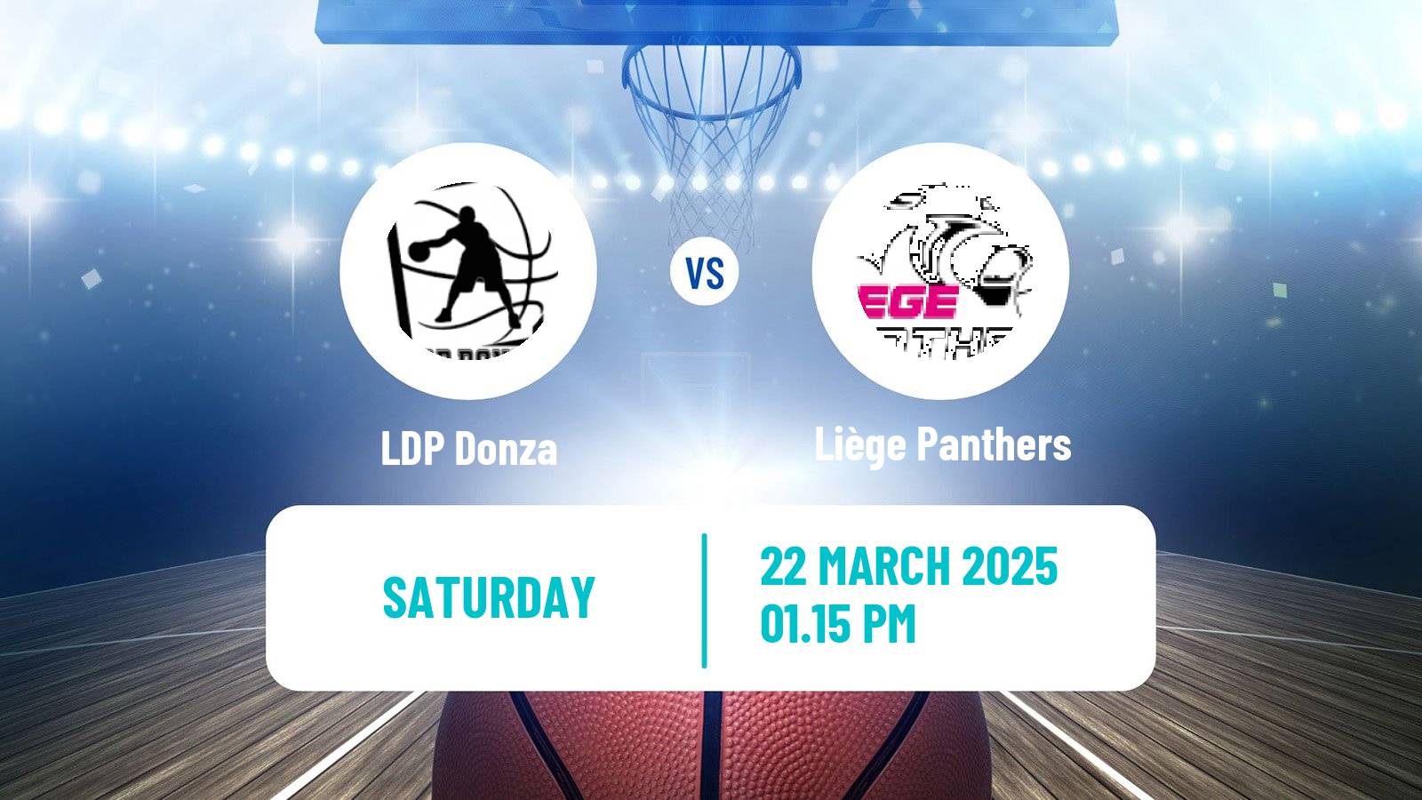 Basketball Belgian Top Division Basketball Women Donza - Liège Panthers