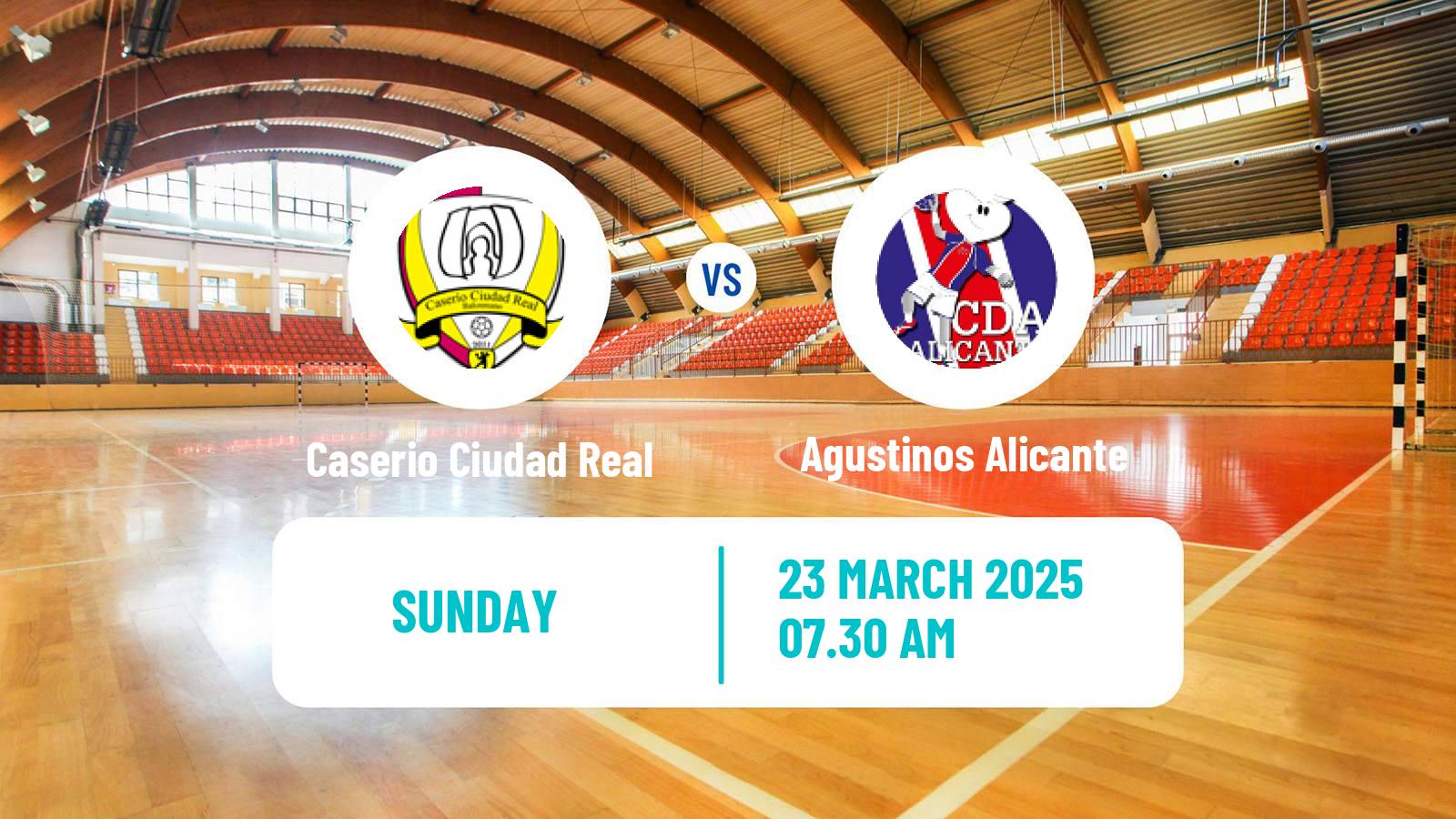 Handball Spanish Division de Honor Plata Handball Caserio Ciudad Real - Agustinos Alicante