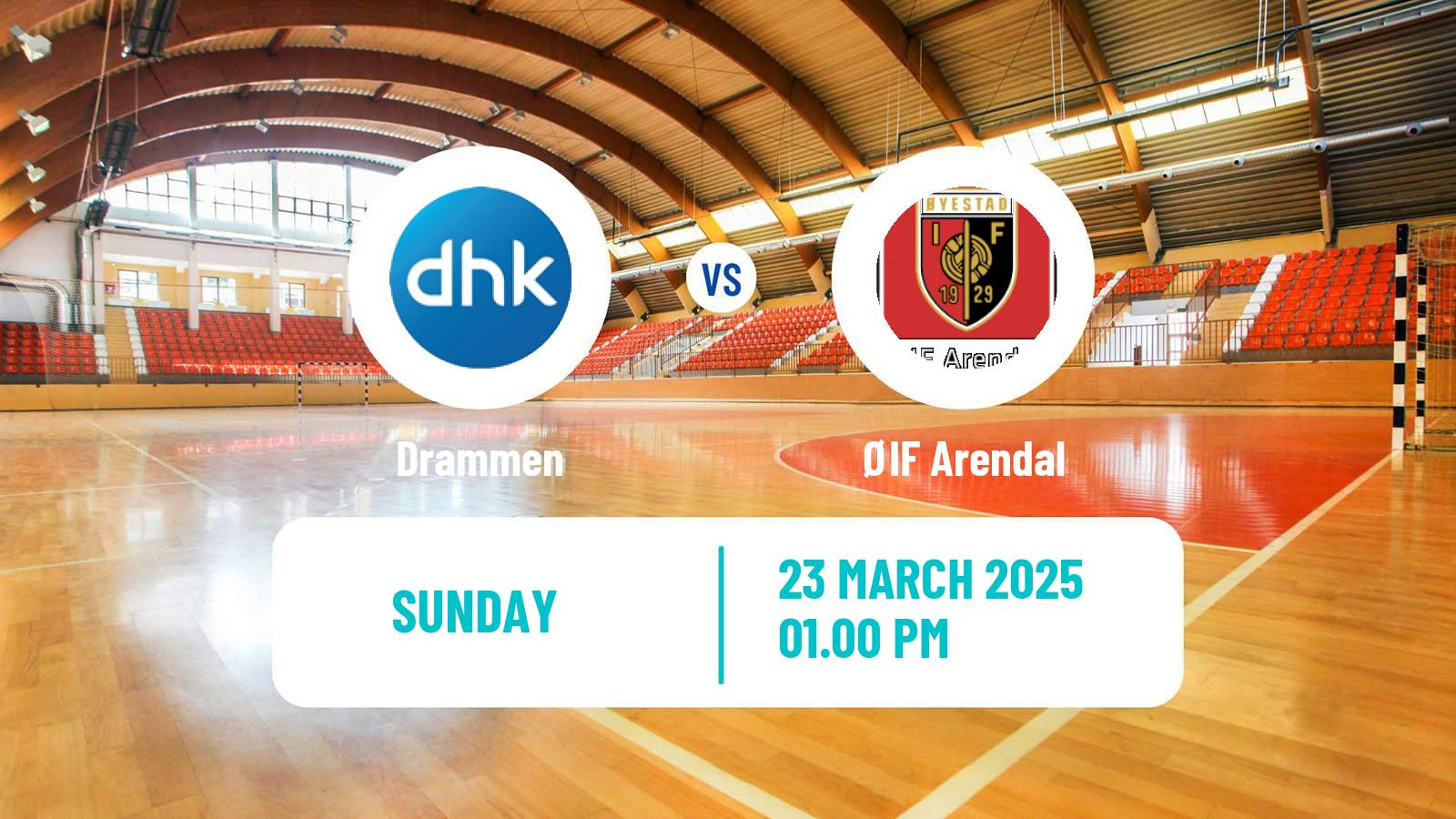 Handball Norwegian Eliteserien Handball Drammen - Arendal