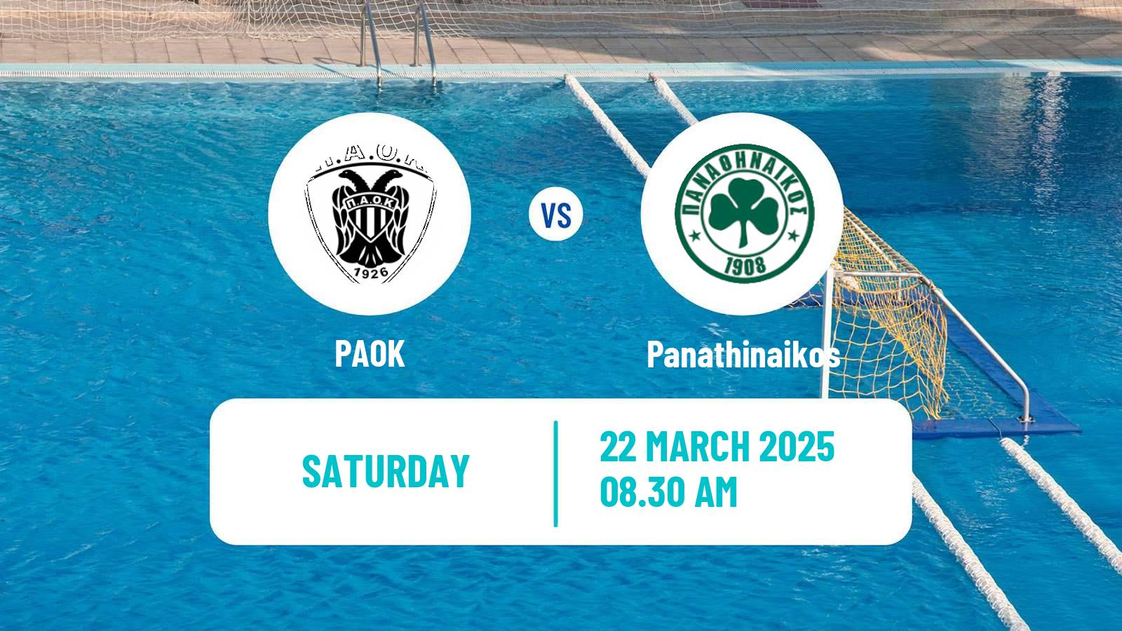 Water polo Greek A1 Water Polo PAOK - Panathinaikos
