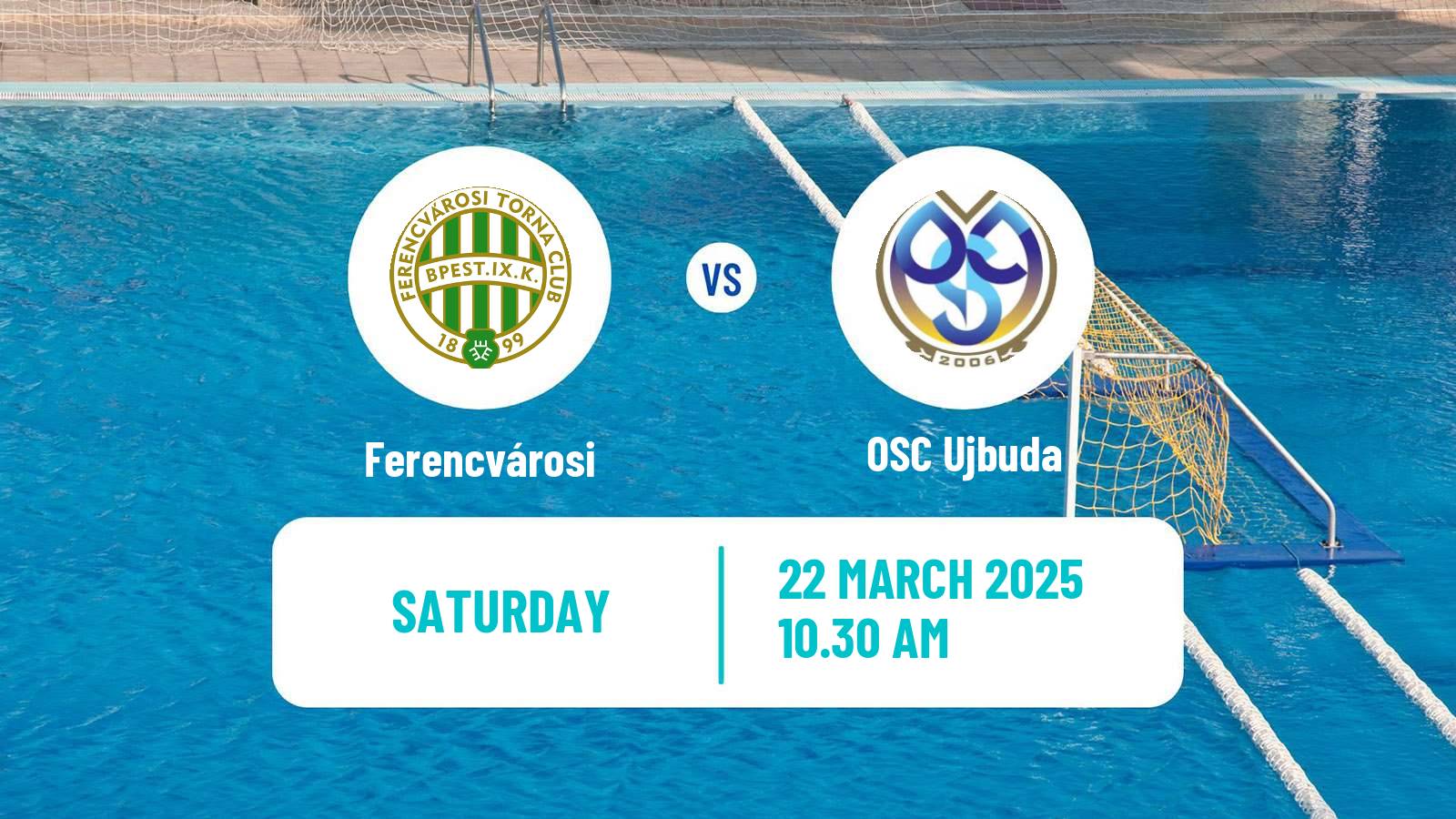 Water polo Hungarian OB I Water Polo Ferencvárosi - OSC Ujbuda
