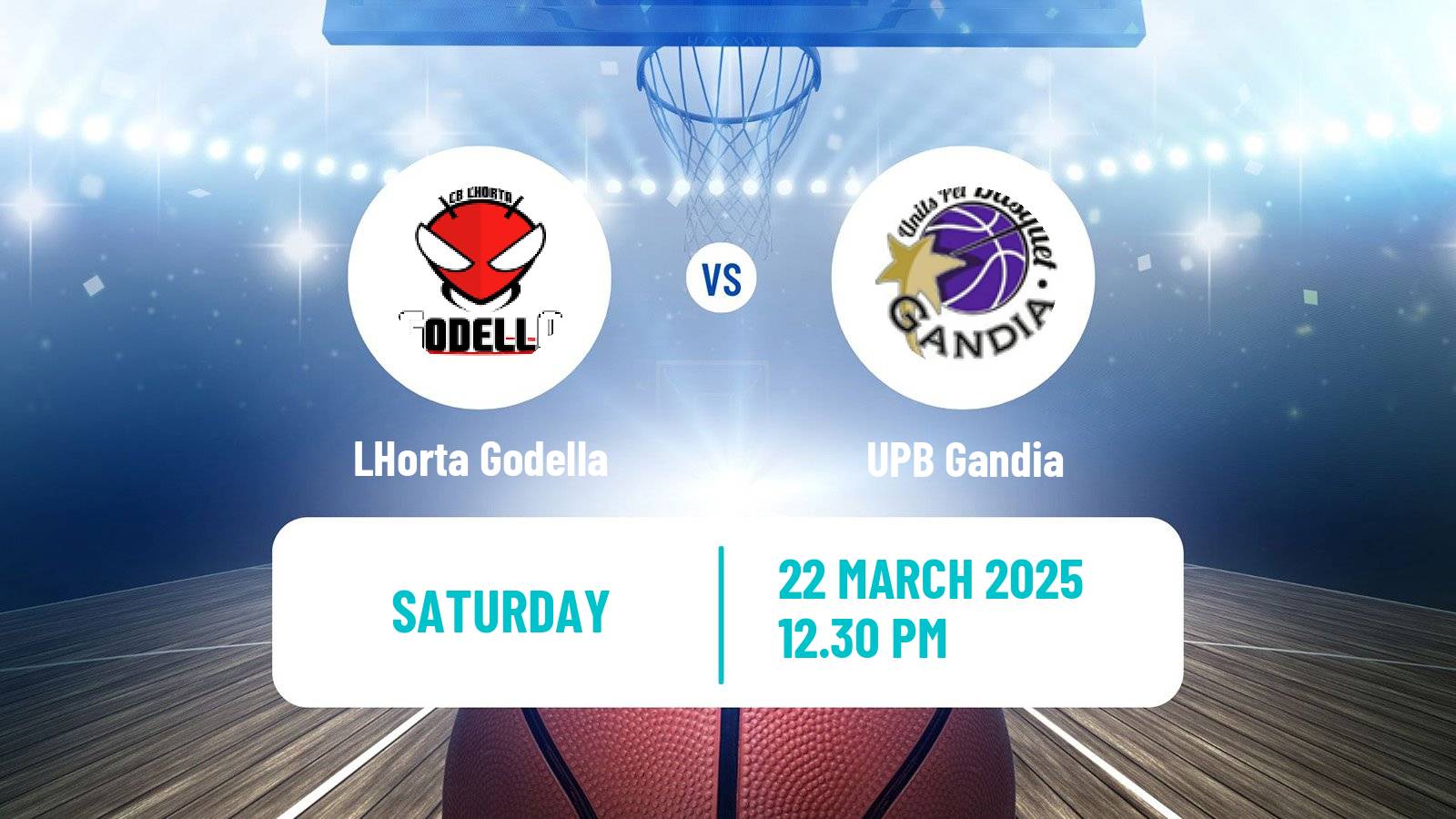 Basketball Spanish LEB Plata LHorta Godella - Gandia