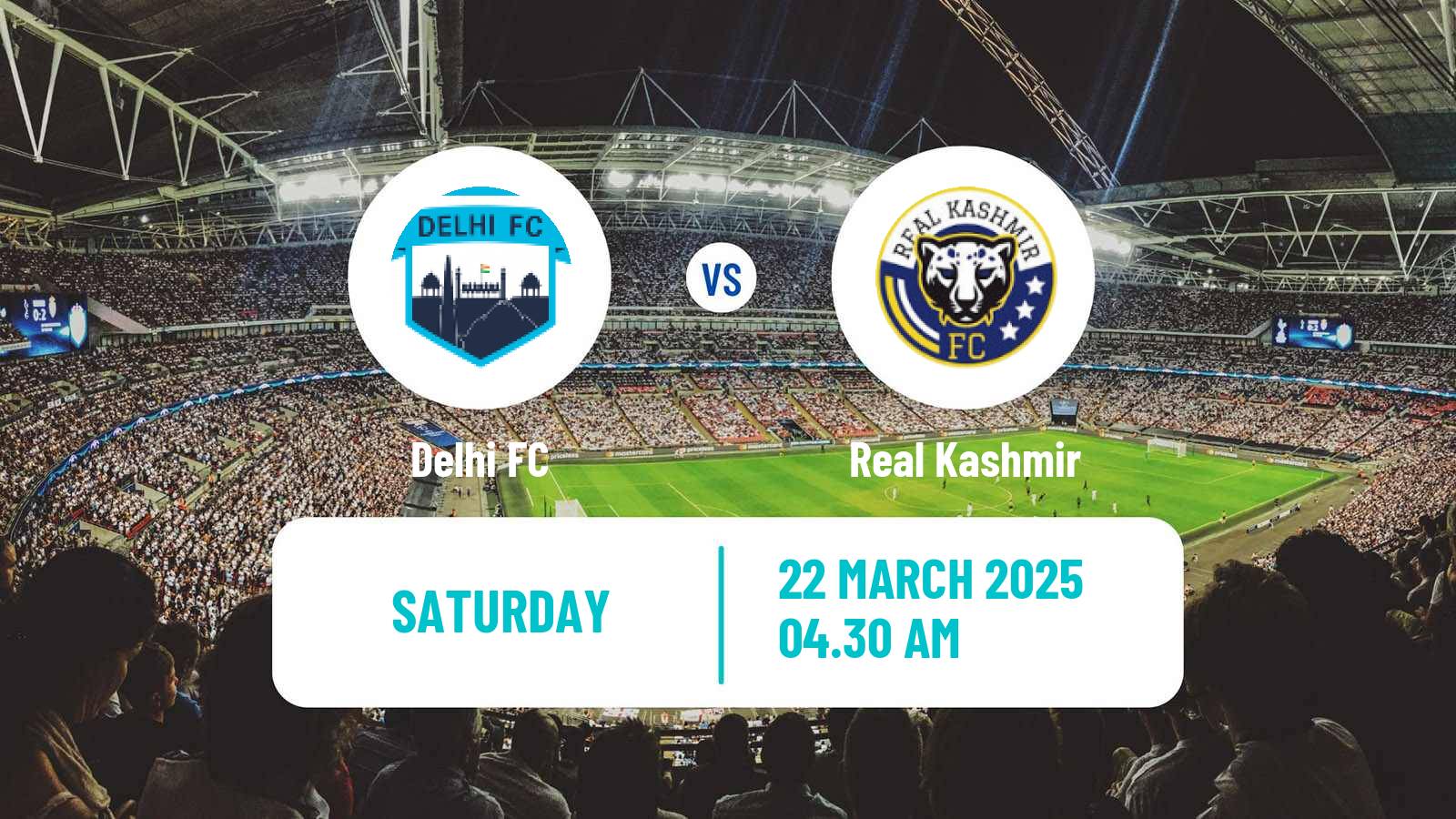 Soccer Indian I-League Delhi - Real Kashmir