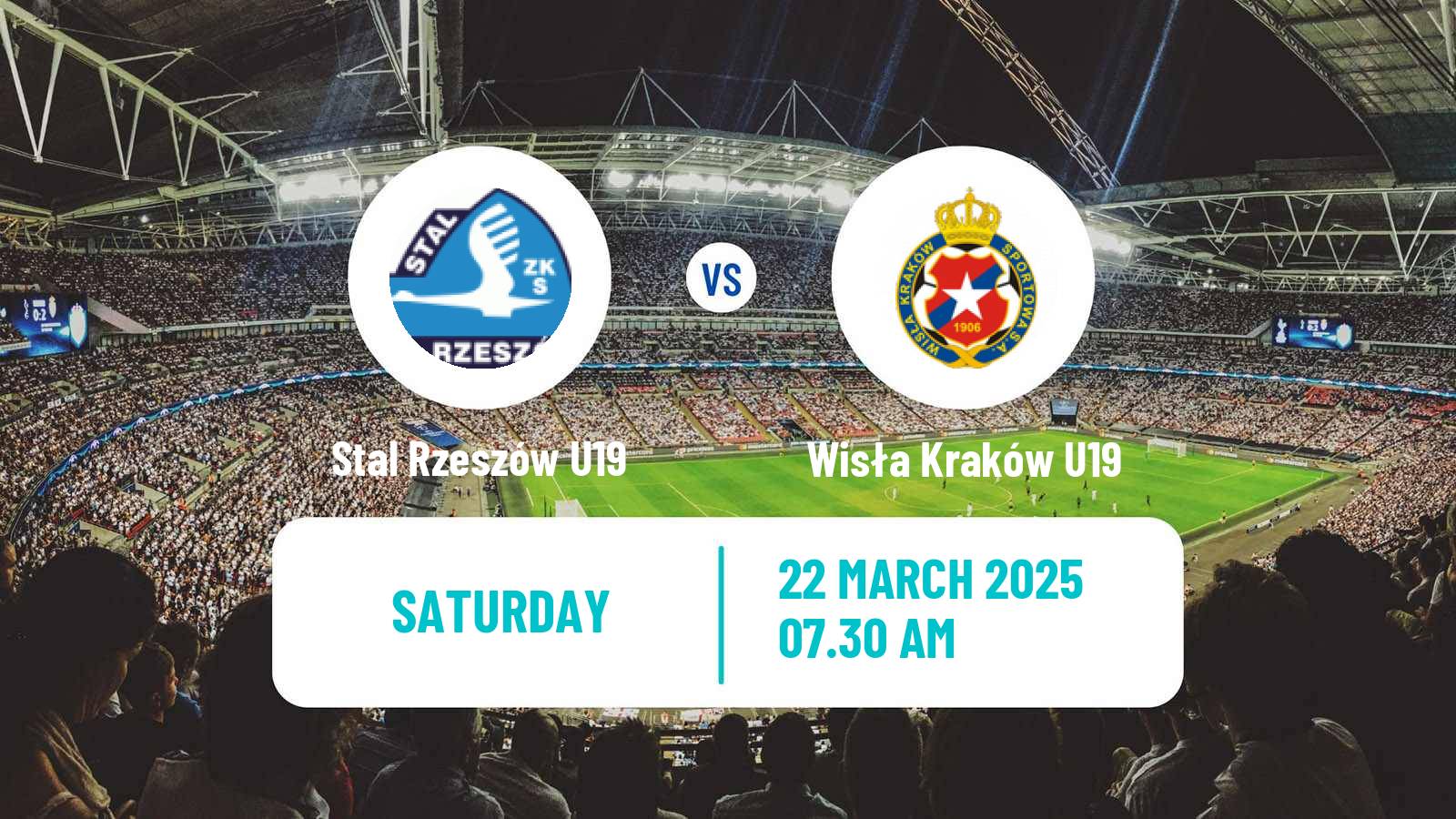 Soccer Polish Central Youth League Stal Rzeszów U19 - Wisła Kraków U19