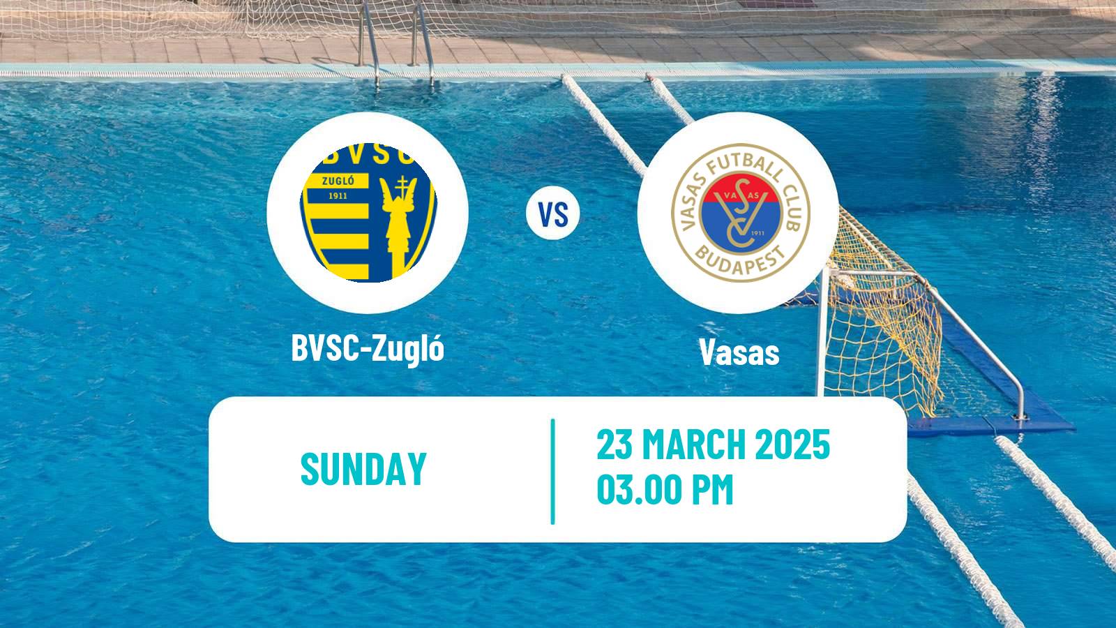 Water polo Hungarian OB I Water Polo BVSC-Zugló - Vasas