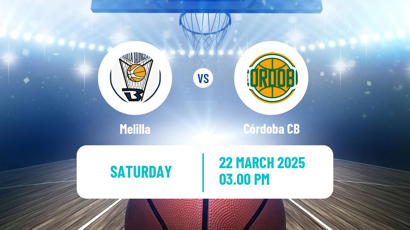 Basketball Spanish LEB Plata Melilla - Córdoba