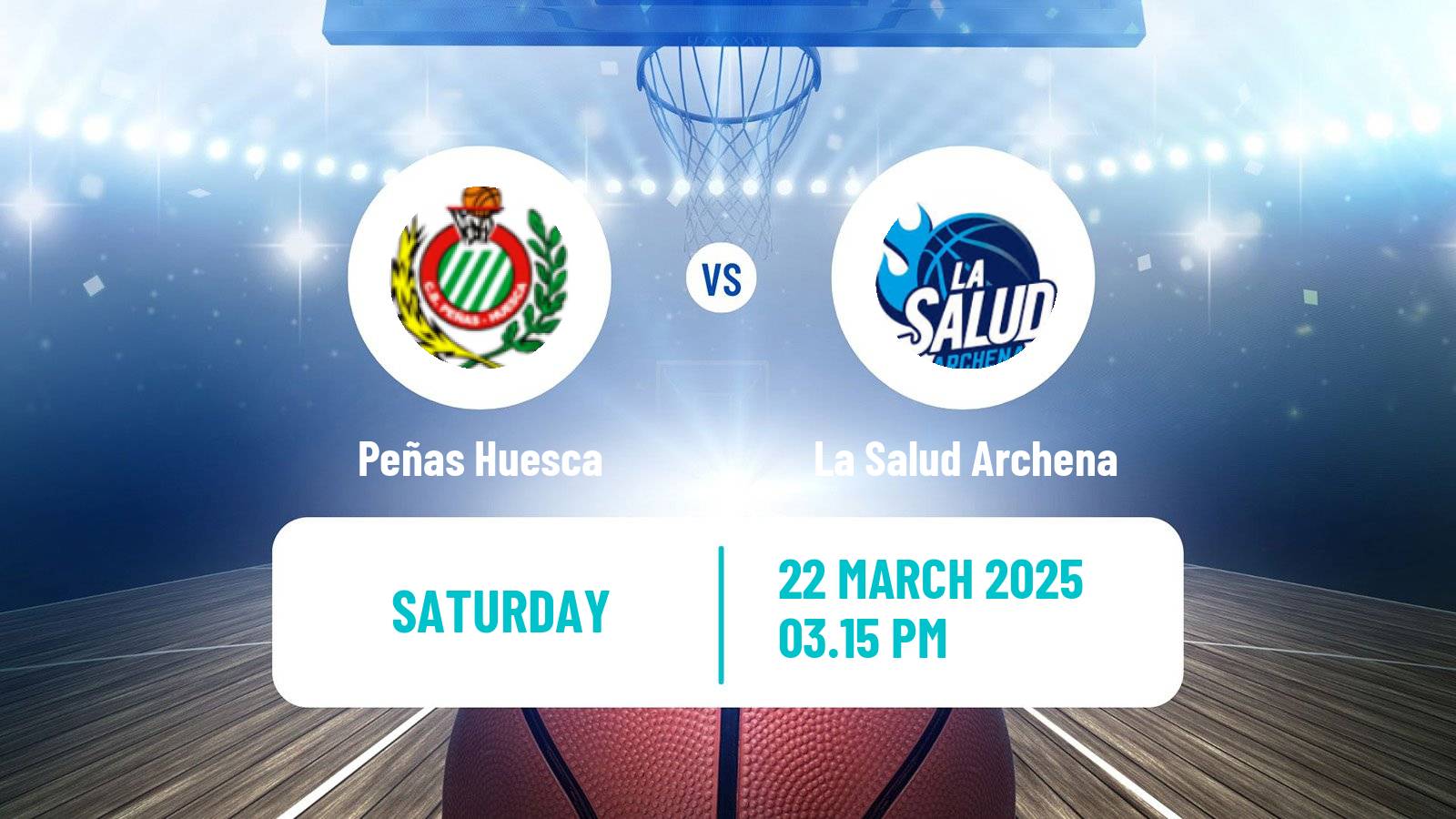 Basketball Spanish LEB Plata Peñas Huesca - La Salud Archena
