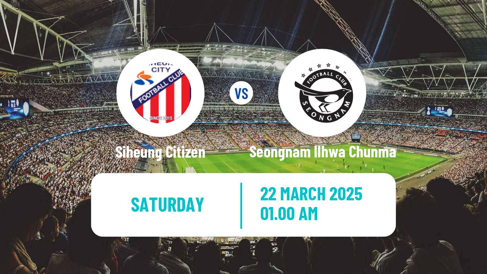 Soccer South Korean Cup Siheung Citizen - Seongnam Ilhwa Chunma