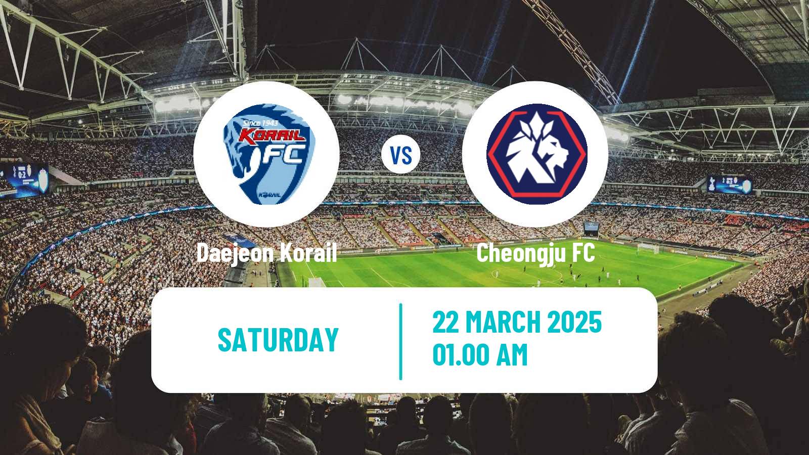Soccer South Korean Cup Daejeon Korail - Cheongju