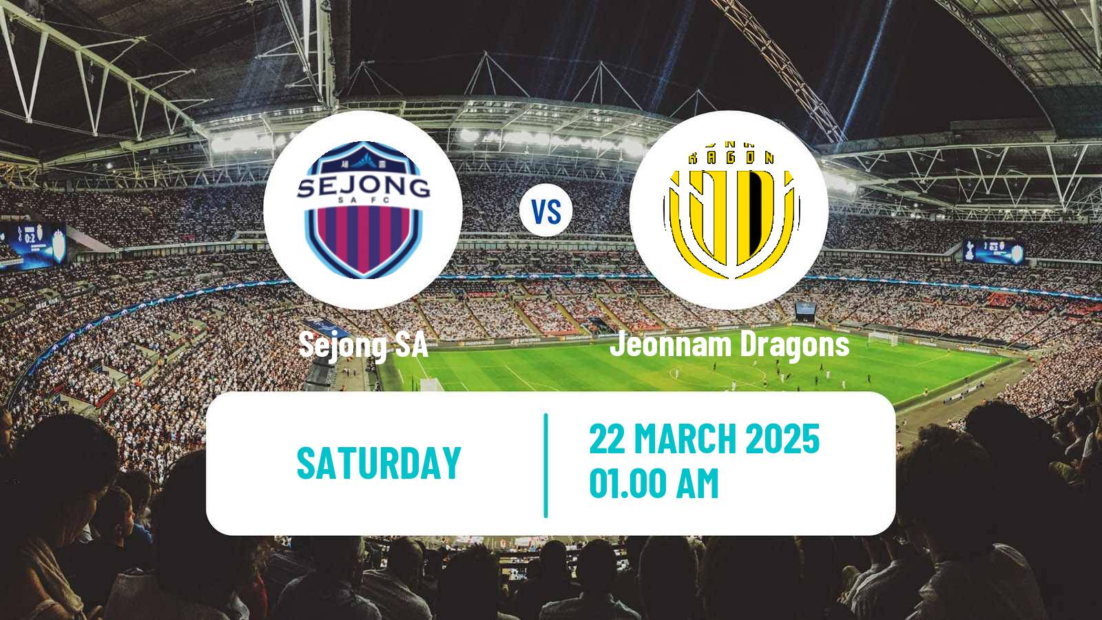 Soccer South Korean Cup Sejong SA - Jeonnam Dragons