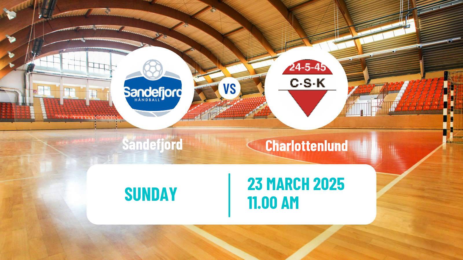 Handball Norwegian 1 Division Handball Sandefjord - Charlottenlund