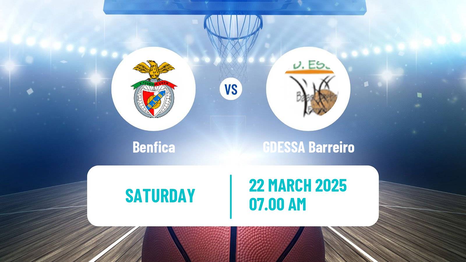 Basketball Taca de Portugal Basketball Women Benfica - GDESSA Barreiro