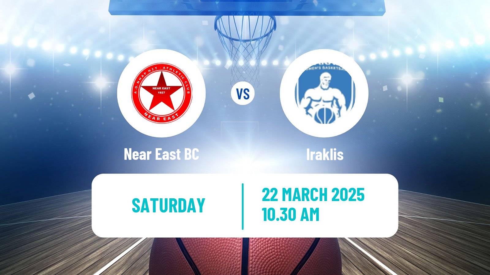 Basketball Greek Elite League Basketball Near East - Iraklis