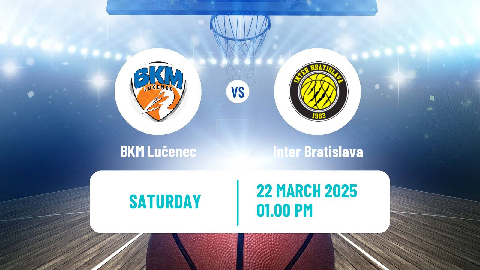 Basketball Slovak Extraliga Basketball Lučenec - Inter Bratislava