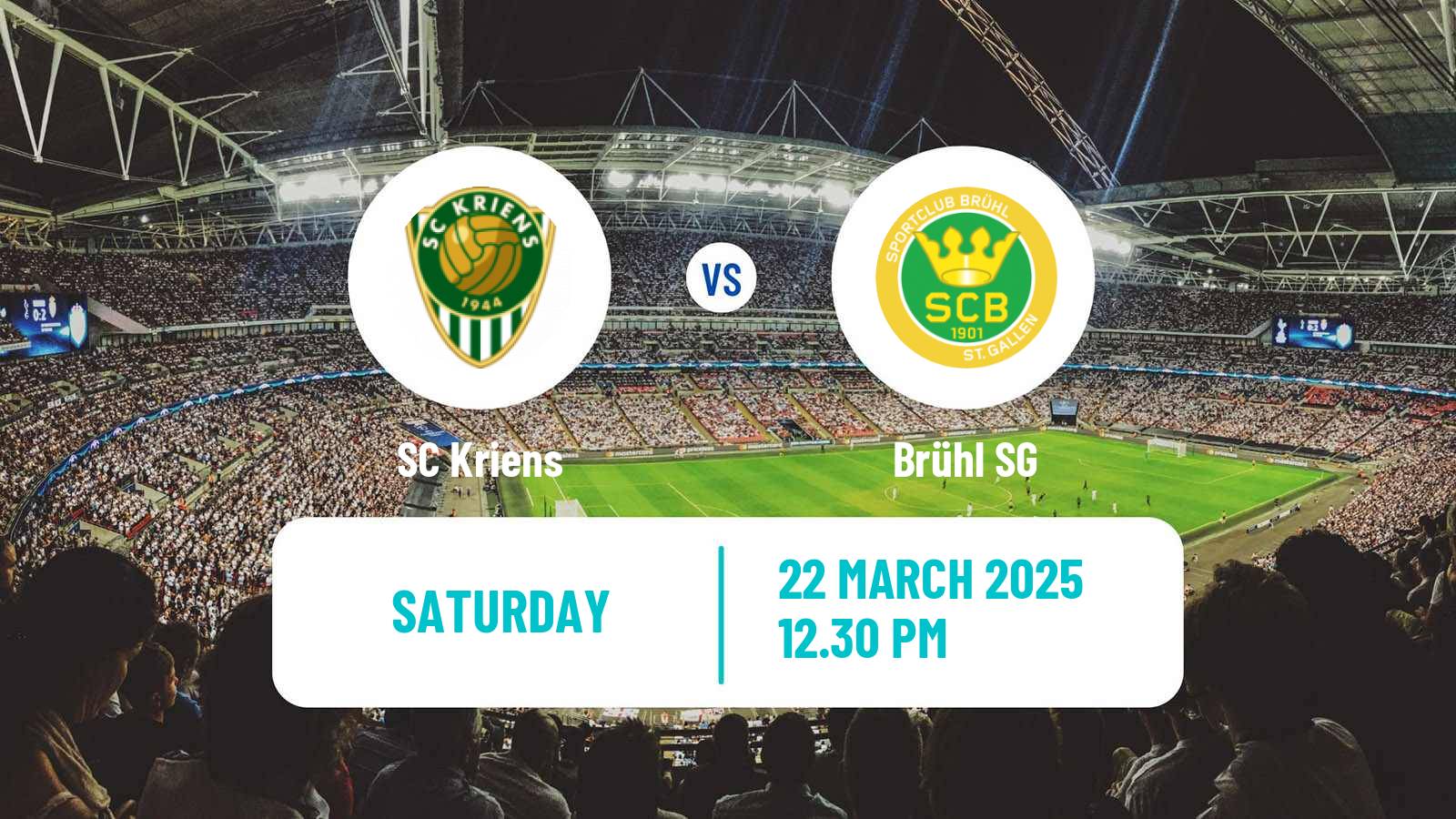 Soccer Swiss Promotion League Kriens - Brühl