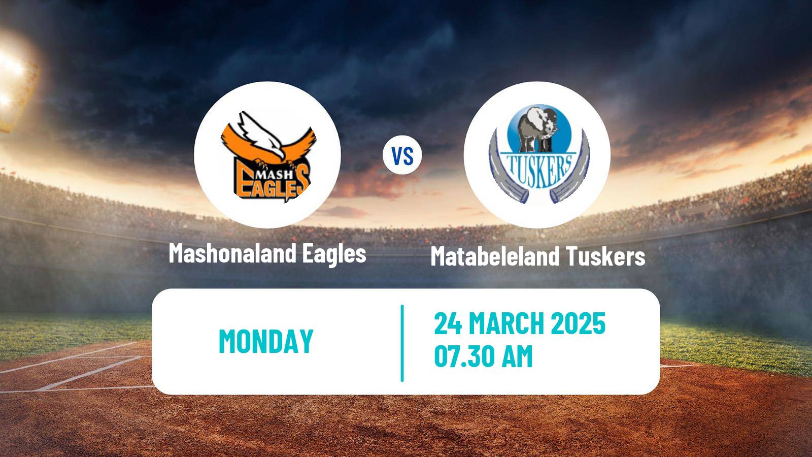 Cricket Zimbabwe Twenty20 Competition Mashonaland Eagles - Matabeleland Tuskers