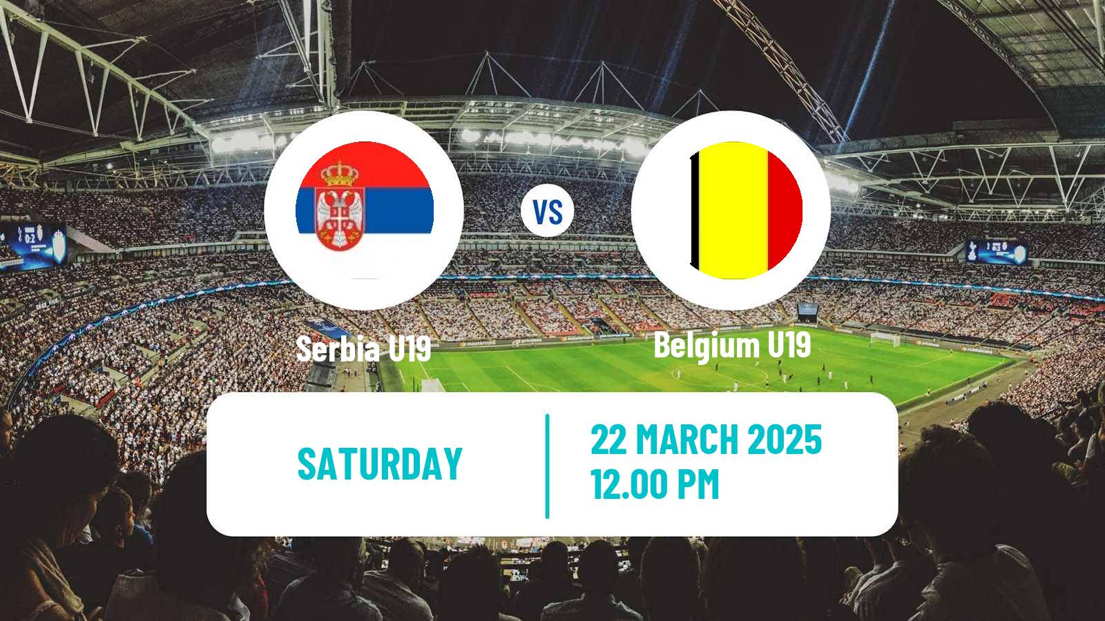 Soccer UEFA Euro U19 Serbia U19 - Belgium U19