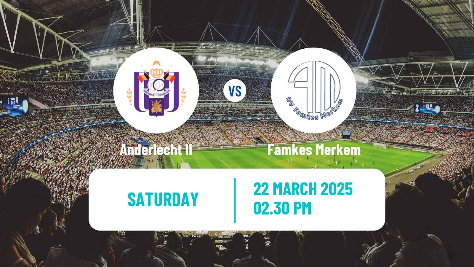 Soccer Belgian 1st National Women Anderlecht II - Famkes Merkem