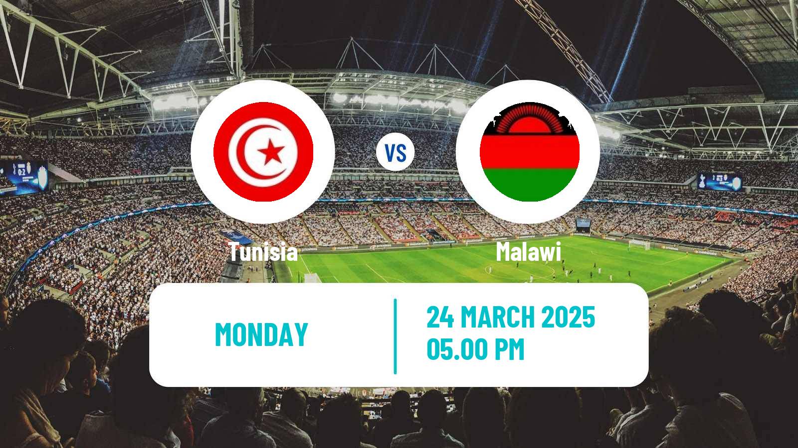 Soccer FIFA World Cup Tunisia - Malawi