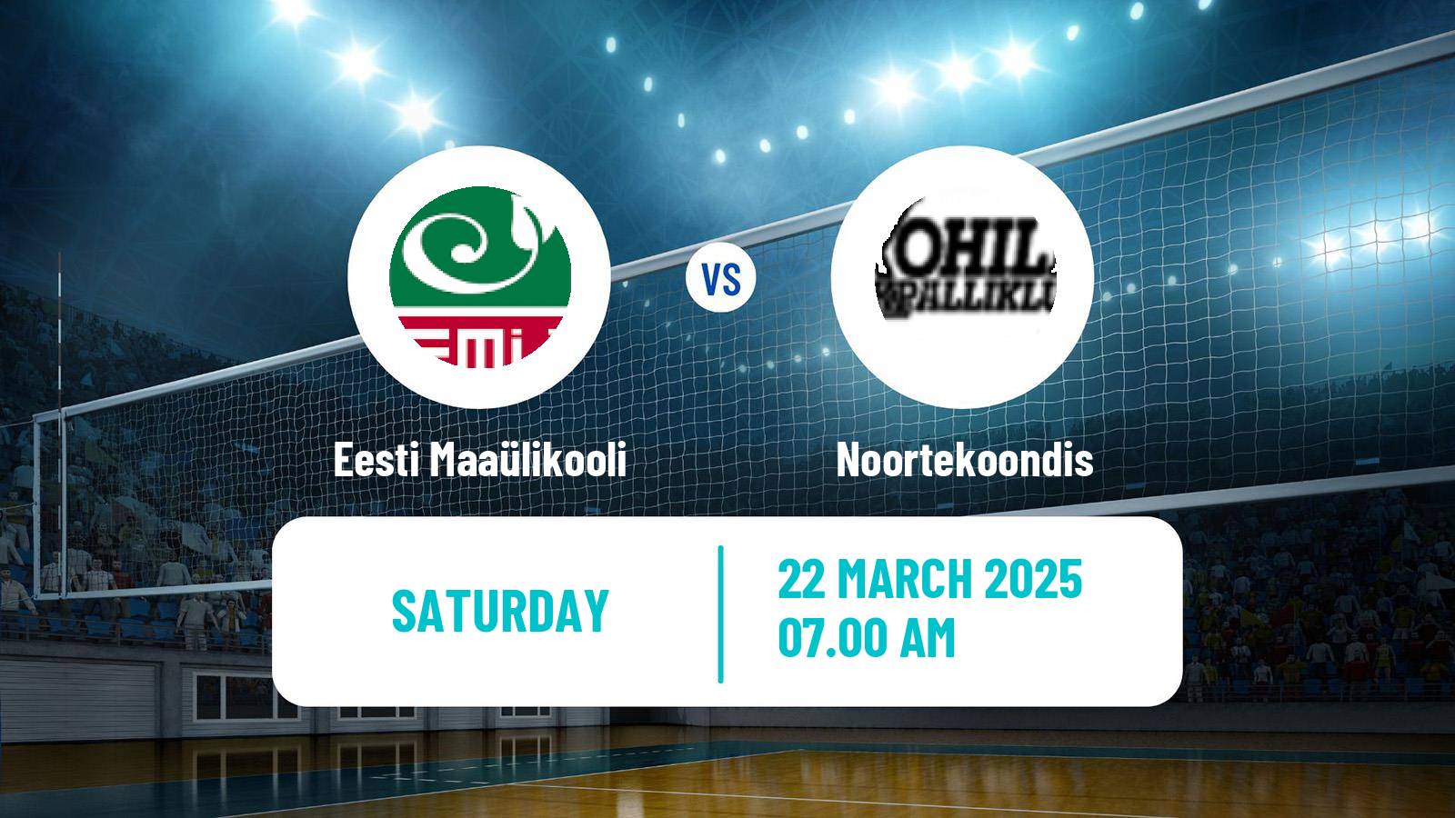 Volleyball Estonian Esiliiga Volleyball Eesti Maaülikooli - Noortekoondis