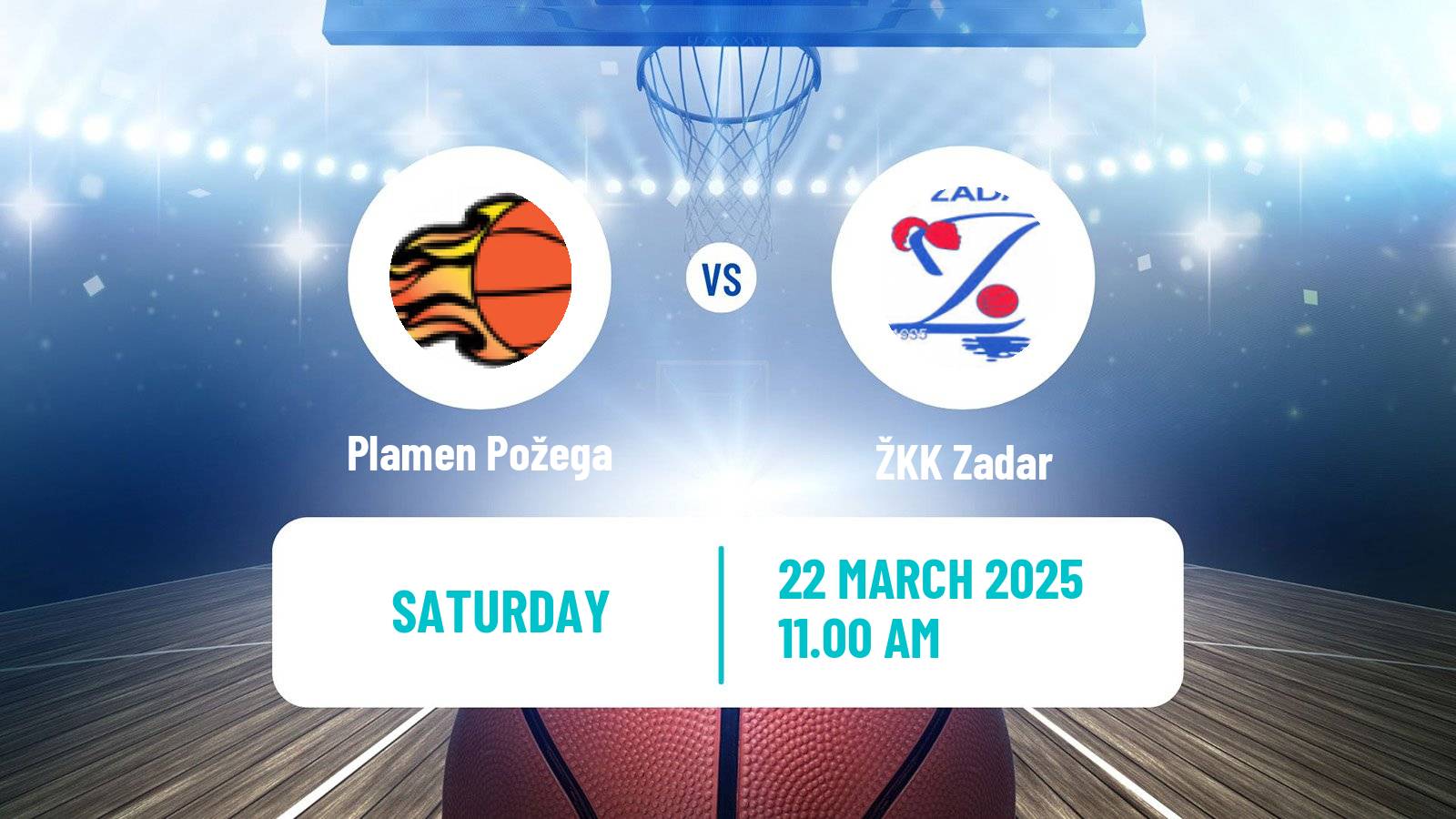 Basketball Croatian Premijer Liga Basketball Women Plamen Požega - Zadar