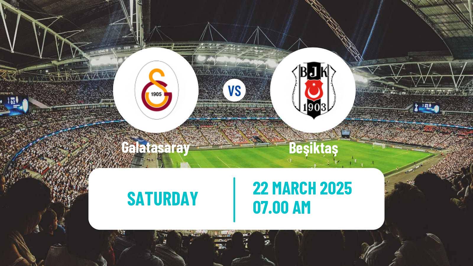 Soccer Turkish Super Lig Women Galatasaray - Beşiktaş