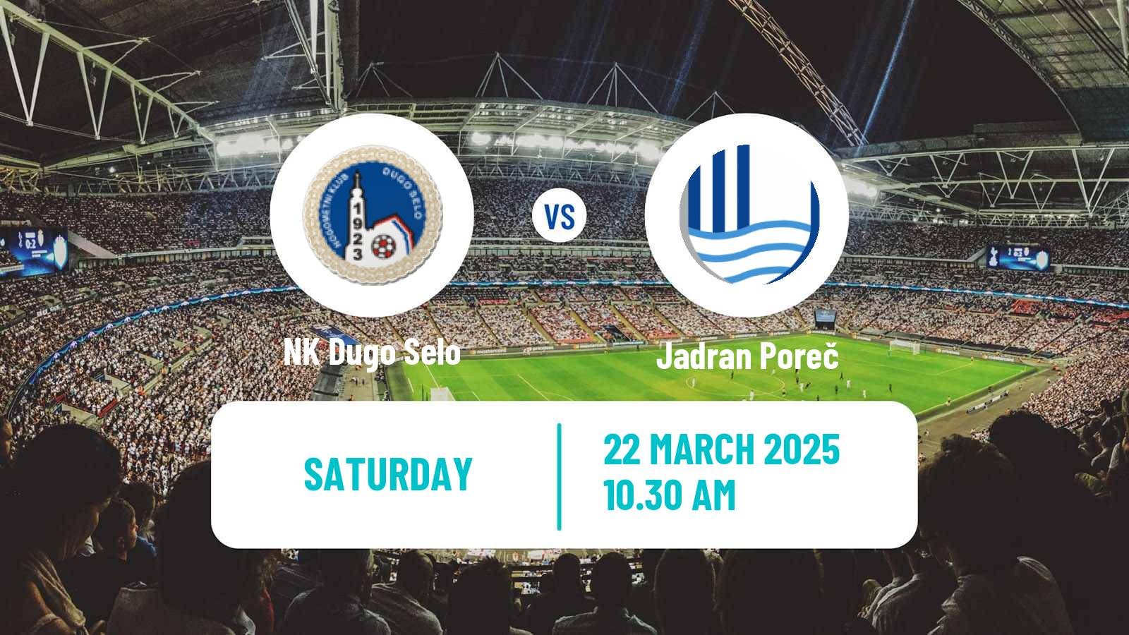 Soccer Croatian Druga NL Dugo Selo - Jadran Poreč