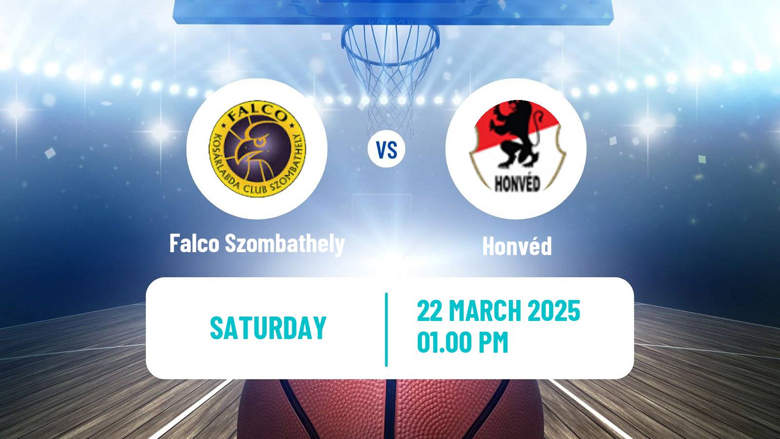 Basketball Hungarian NB I Basketball Falco Szombathely - Honvéd