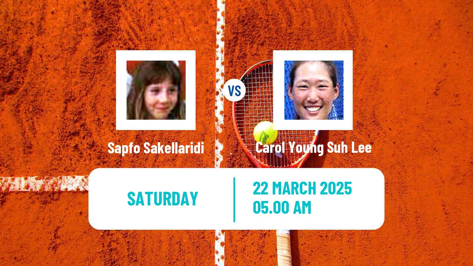 Tennis ITF W15 Monastir 11 Women Sapfo Sakellaridi - Carol Young Suh Lee