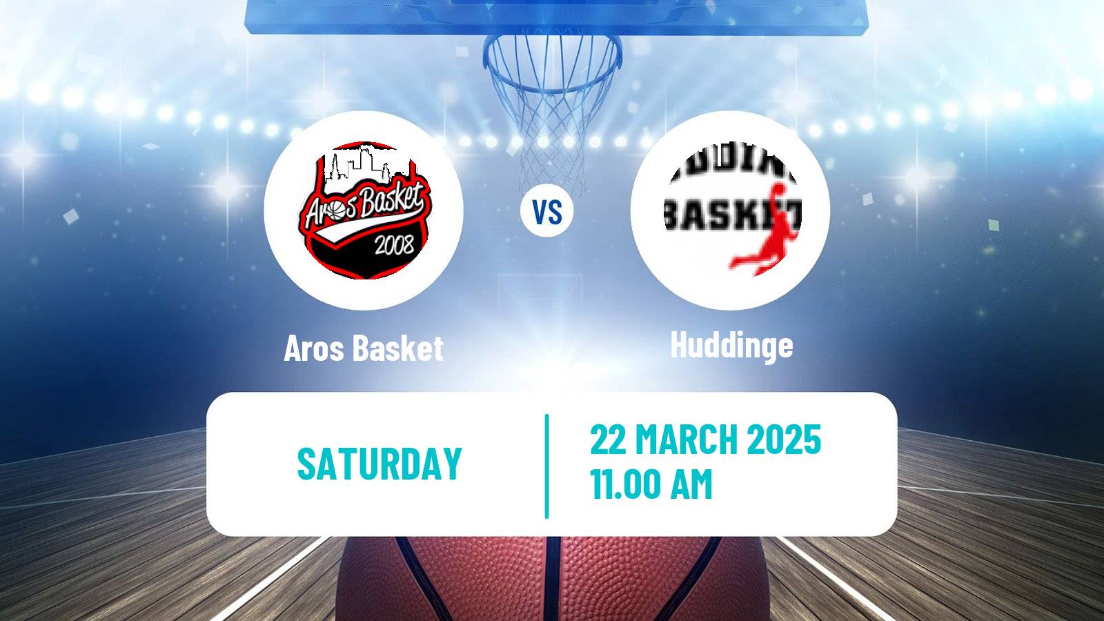 Basketball Swedish Superettan Basketball Aros Basket - Huddinge